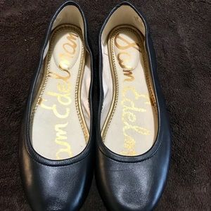 Sam Edelman black flats, size 9